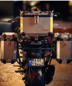 TVS Apache RTR 200 4v Top Rack and Saddle Stay with Panniers