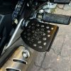 Pair of rear footrests designed for Triumph 400, available at HyperRider