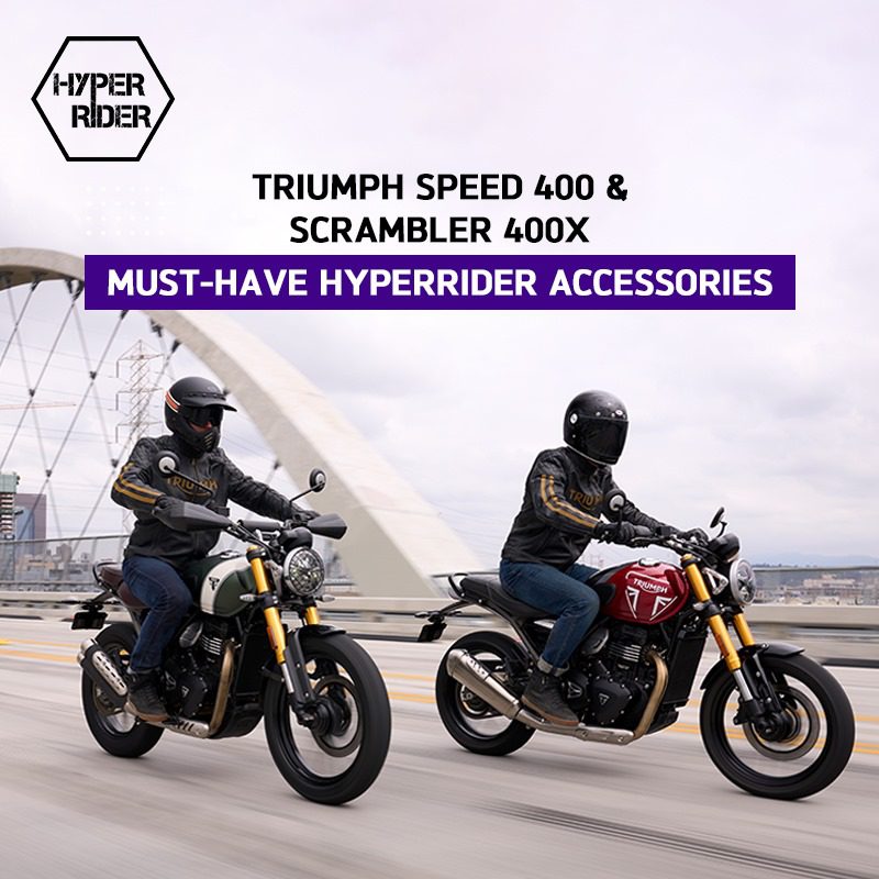 Triumph Speed 400 & Scrambler 400-X: Must-Have Hyperrider Accessories