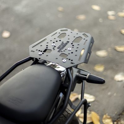 Top rack for Himalayan 450, designed for durability and functionality, available at Hyperrider.