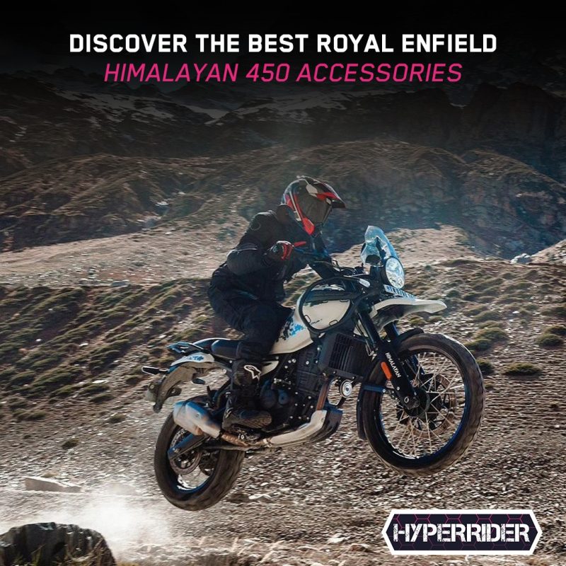 Discover the Best Royal Enfield Himalayan 450 Gear at Hyperrider - High-quality accessories for your adventure bike