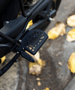 Rear footrest for Himalayan 450 by Hyperrider, designed for comfort and durability.
