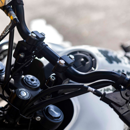Upgrade your riding experience with the Himalayan 450 handlebar riser from Hyperrider