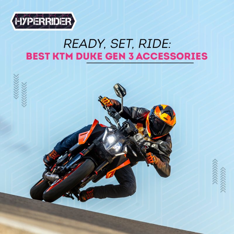 Top 6 Must-Have Accessories for Your KTM Duke 390 Gen 3 at Hyperrider